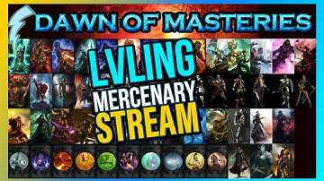 Streaming Dawn of Masteries (Grim Dawn Modpack)  - leveling that Mercenary !builds !discord