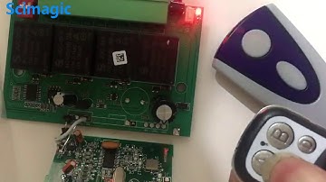 SMG 002NOVOFERM Programming Novoferm Novotron Rolling Code Remote Control Compatible