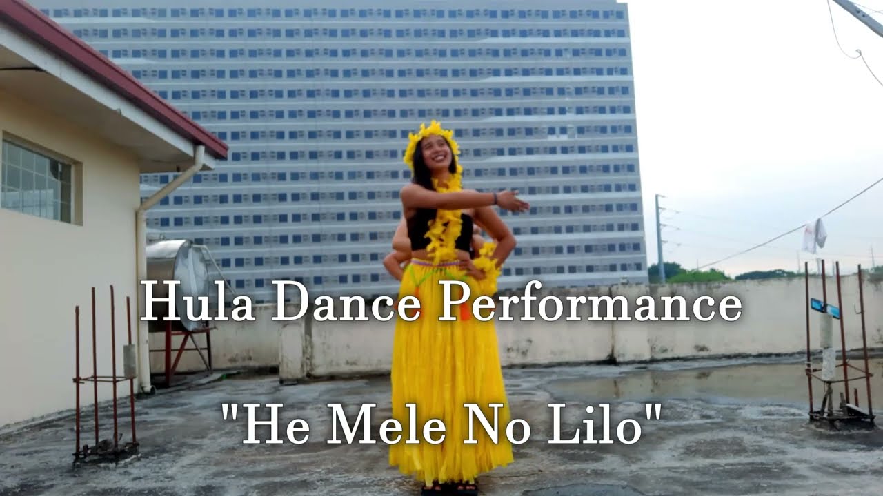 Hula Dance Presentation - He Mele No Lilo - YouTube