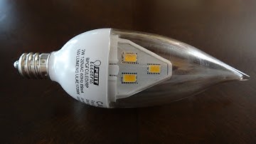 Feit LED 2watt Clear Flame Light Bulb