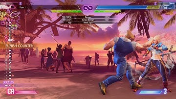 Street Fighter 6 | Advanced Guile Sonic Boom Loop Combo 63% Damage