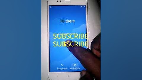 Xiaomi A1| Mi | MDG2 | Bypass Frp| Google Account Lock |Android Version 9| Without pc