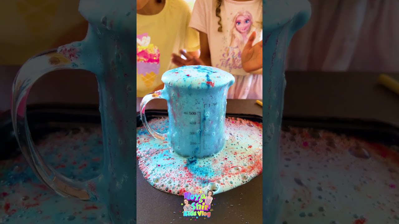 Blue Foam Explosion! 😲 ASMR Fun