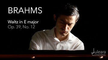 BRAHMS - Waltz in E major Op. 39, No. 12 - Grigor Khachatryan