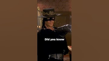 Did you know for The Mask of Zorro?