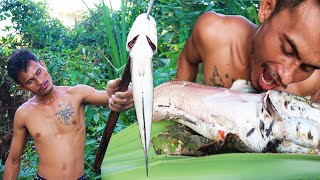 15mn Cooking Fish with Clay | Caveman Style