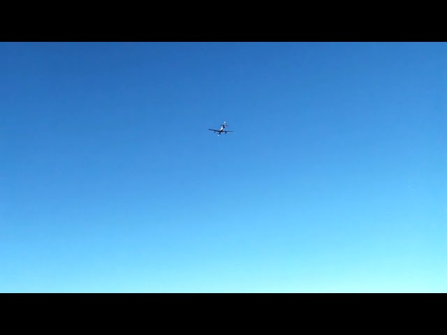 A-29 Tucano Performs Simulated Missed Approach on Runway 35 at the Calhan Colorado Airport 5V4