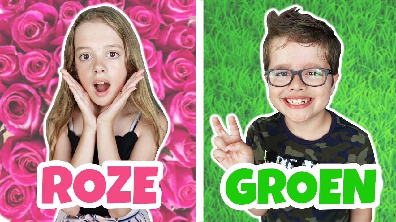 VERSTOPPERTJE SPELEN IN JOUW GEKOZEN KLEUR !! - Broer en Zus TV 
