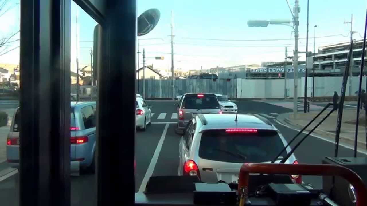 船橋新京成バス 船35 前面展望 船橋駅北口⇒【建鉄循環】⇒山手三丁目⇒森のシティ⇒船橋駅北口