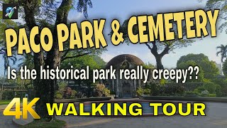 [4K] Visiting the historical Paco Park and Cemetery 2022 | Walking Tour