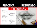 Como dibujar LABIOS REALISTAS | Tutorial PASO A PASO - Esteban Arts