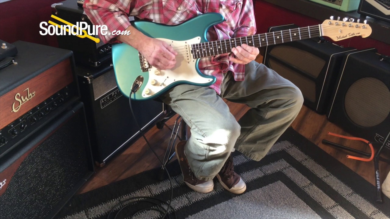 Tuttle Custom Classic S Satin Aqua Metallic HSS 