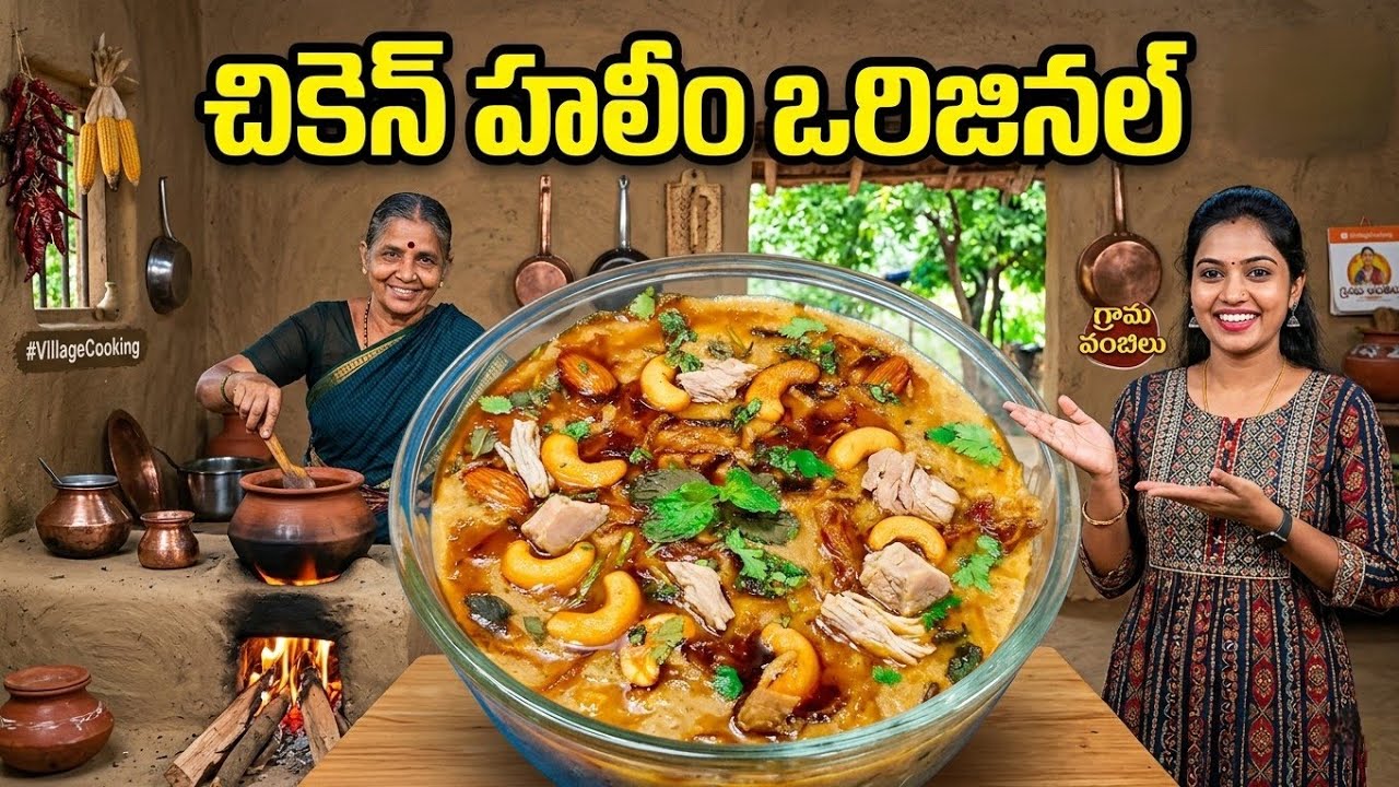 12 ఏళ్ల సీక్రెట్ టిప్స్ తో రెస్టారెంట్ స్టైల్ చికెన్ హలీం 🍗 | Best Homemade Chicken Haleem Telugu