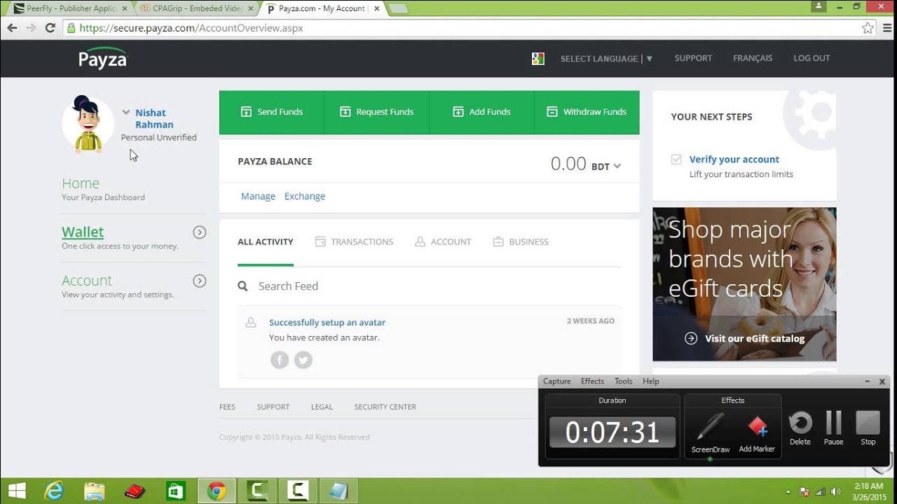 How to earn from payza