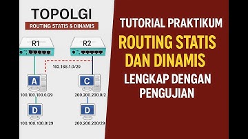 [TUTORIAL PRAKTIKUM ] Routing Statis dan Dinamis Lengkap dengan Pengujian
