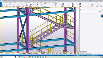 tekla structure 2024 create stair easy way