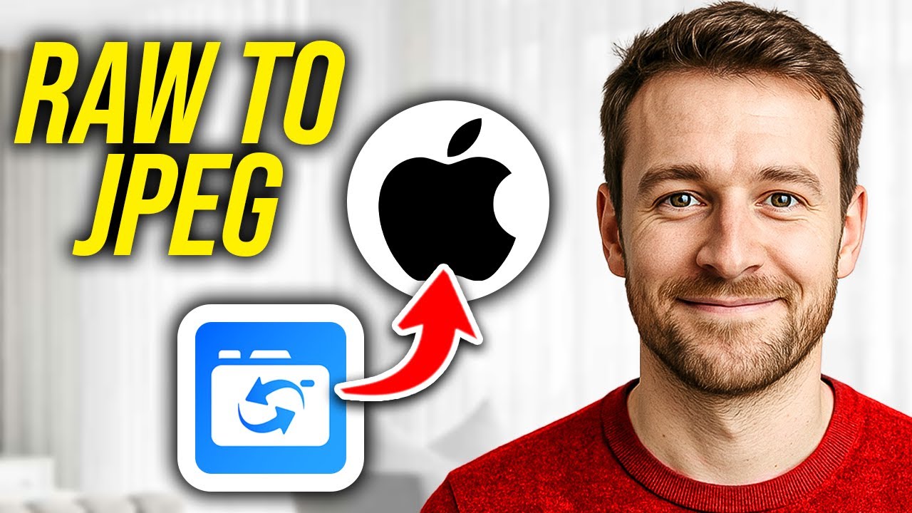 How To Convert RAW to JPEG on iPhone
