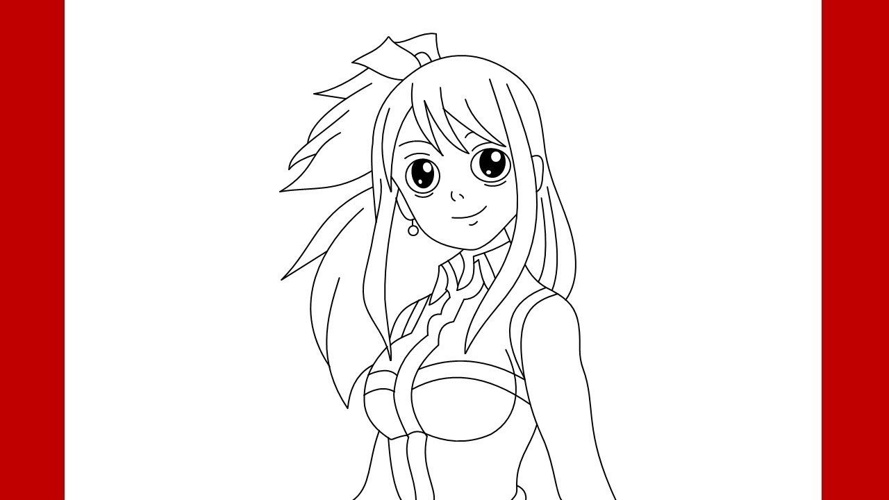 Featured image of post How To Draw Lucy Heartfilia Step By Step Always compare the drawing to the original and correct
