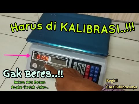 Cara kalibrasi timbangan digital ACS-A 30Kg & cek ke akuratan timbangan