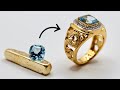 How to make gold signet ring  how its made jewellery