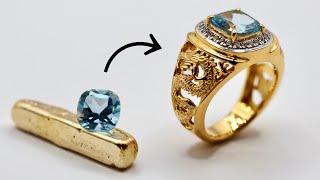 how to make gold signet ring - how it&#39;s made jewellery