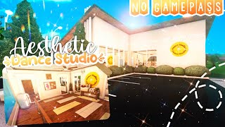 No Gamepass Aesthetic Dance Studio I Bloxburg Build and Tour - iTapixca Builds