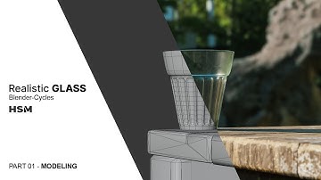 Realistic Glass - Part 1 - Modeling | Blender Tutorial for Beginner