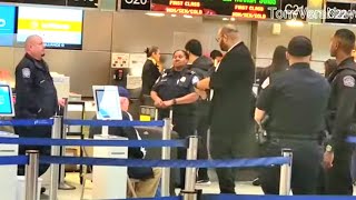 Airline Passenger Trying to fly out the US with a Firearm US Customs and LAX airport police Detain