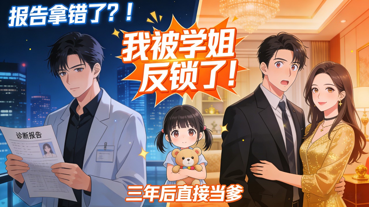【FULL】🔥《誤診絕症後，我把暗戀學姐鎖了》醫院一句“報告拿錯了”，他連夜跑路三年！ 他以為要吃牢飯，結果直接當爹了！#小說#動畫#漫剧#智绘