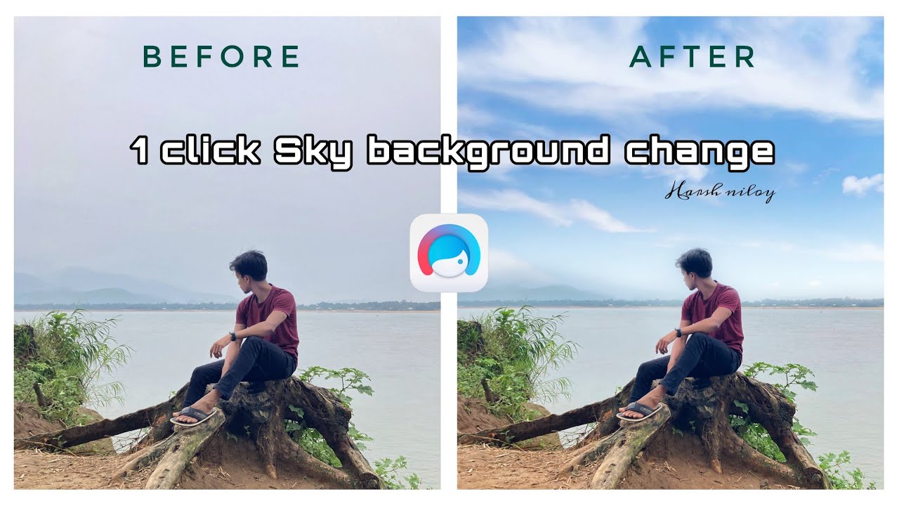 How To Change Sky Background Using Facetune Facetune Editing Tutorial