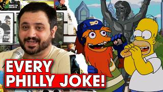 EVERY Philly Joke in The Simpsons' 800th Episode!