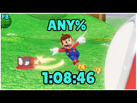 [PB] SUPER MARIO ODYSSEY ANY% SPEEDRUN IN 1:08:46