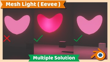 Blender Tutorial : Mesh Light or Object as Light Source ( Eevee )