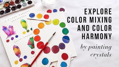 SKILLSHARE CLASS TRAILER | Color mixing in watercolor like a pro |  Color mixing class for beginners