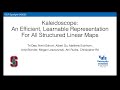 Kaleidoscope: Learnable Structured Linear Maps 🤖