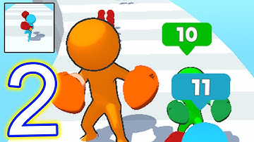 Level Up Runner - Gameplay Walkthrough Part 2 (iOS, Android)