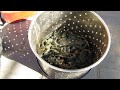 Ферментация трав для чая. Крапива, лист клубники и цветы боярышника.