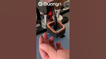 How To Wind Wire With Rectangular Winding Machine｜Guangri #shorts