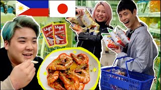 Philippines Market in Japan + Eating Filipino Foods With My Japanese Friends! | Fumiya