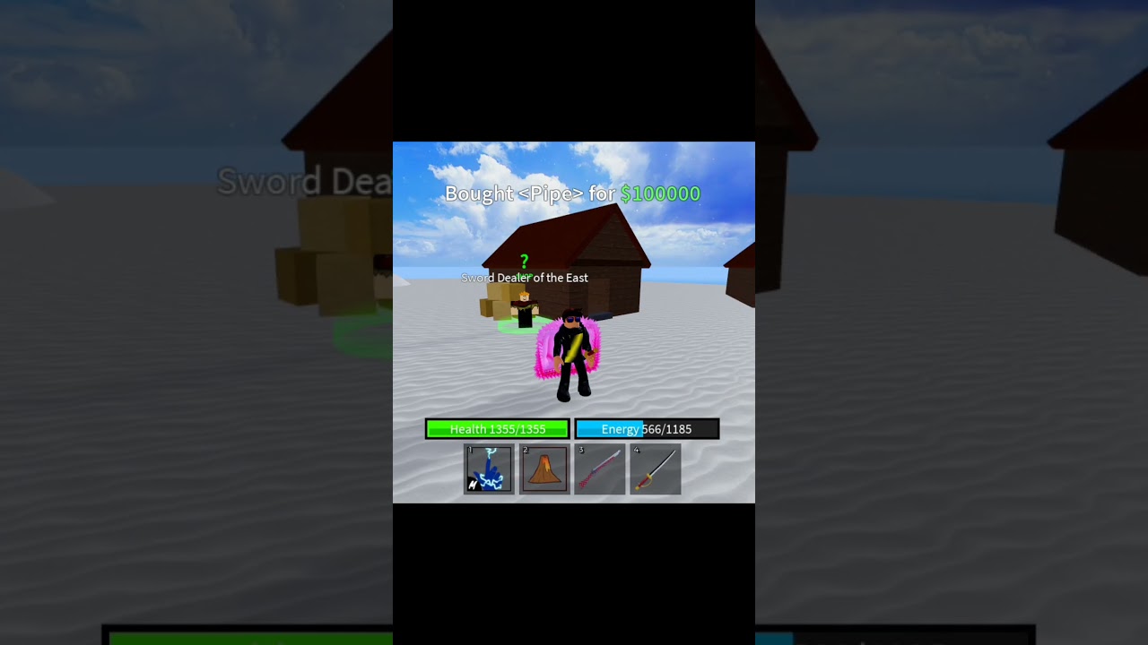 I purchased Pipe in Blox Fruit