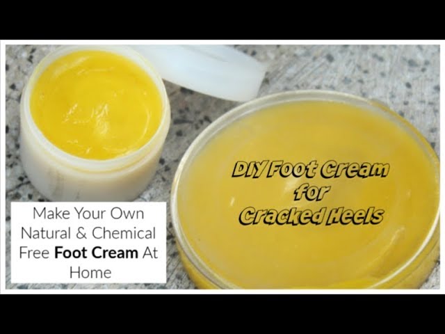 DIY Homemade Foot Creams For Dry And Cracked Heels In Winter