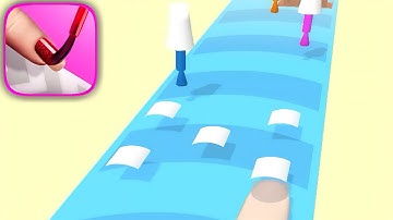 Nail Polish Run All Levels Mobile Walkthrough iOS,Android Gameplay New Update Game Max Level #68