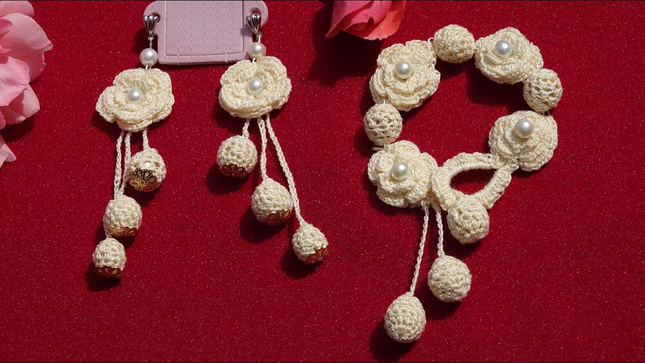 Pulsera o brazalete tejida a crochet parte2 2016,09,15