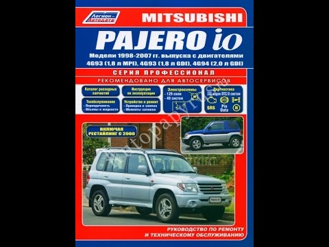Руководство по ремонту MITSUBISHI PAJERO IO Руководство по ремонту MITSUBISHI PAJERO IO