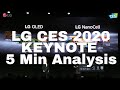 LG CES 2020 Keynote Review in 5 Mins