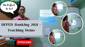 PERFECT points! DEPED Ranking 2021 (Teaching Demo)