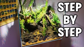 Making A Jungle AquaTerrarium With Natural Forest Materials!