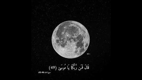 من روائع التلاوات للقارئ رعد الكردي ( قال فمن ربكما يا موسى)