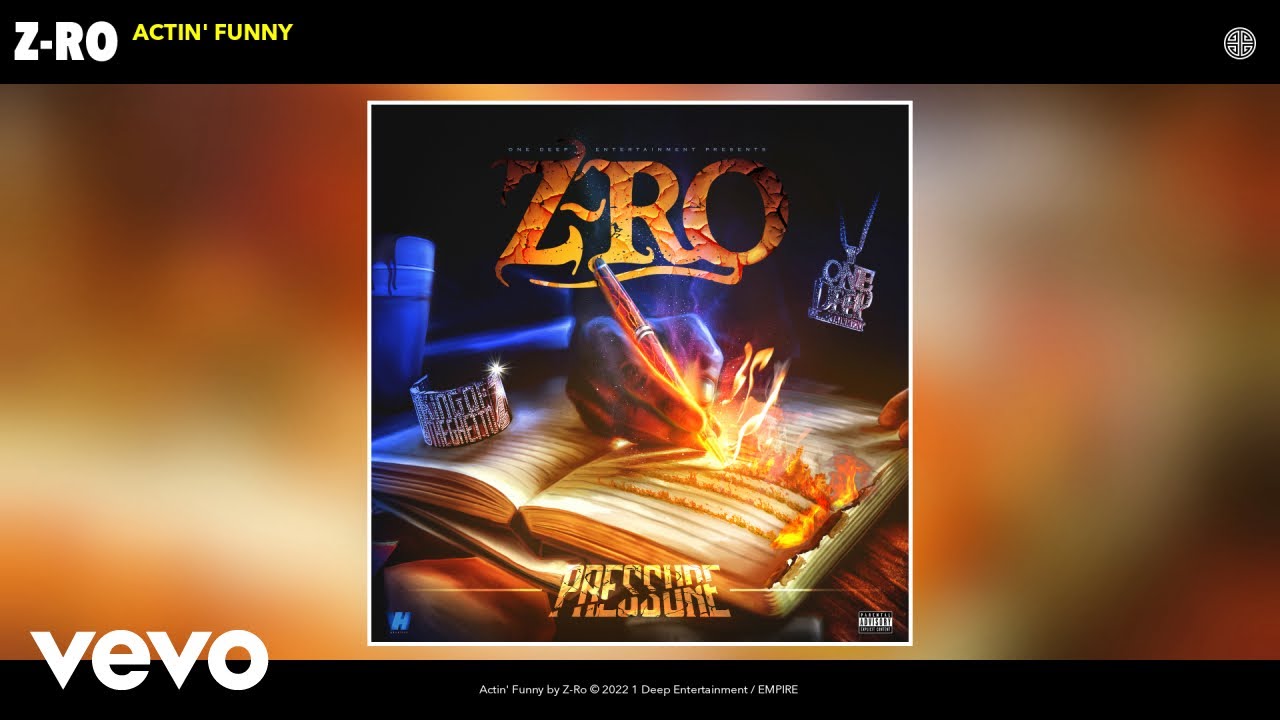 Watch Z-Ro - Actin' Funny (Official Audio) on YouTube Watch Z-Ro - Actin' Funny (Official Audio) on YouTube