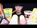 편의점 디저트 먹방ASMR MUKBANG Korean Convenience Store Food & dessert 韓国のコンビニフード デザート eating sounds